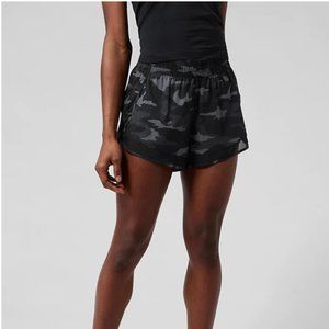 Printed Mesh Racer Run Short